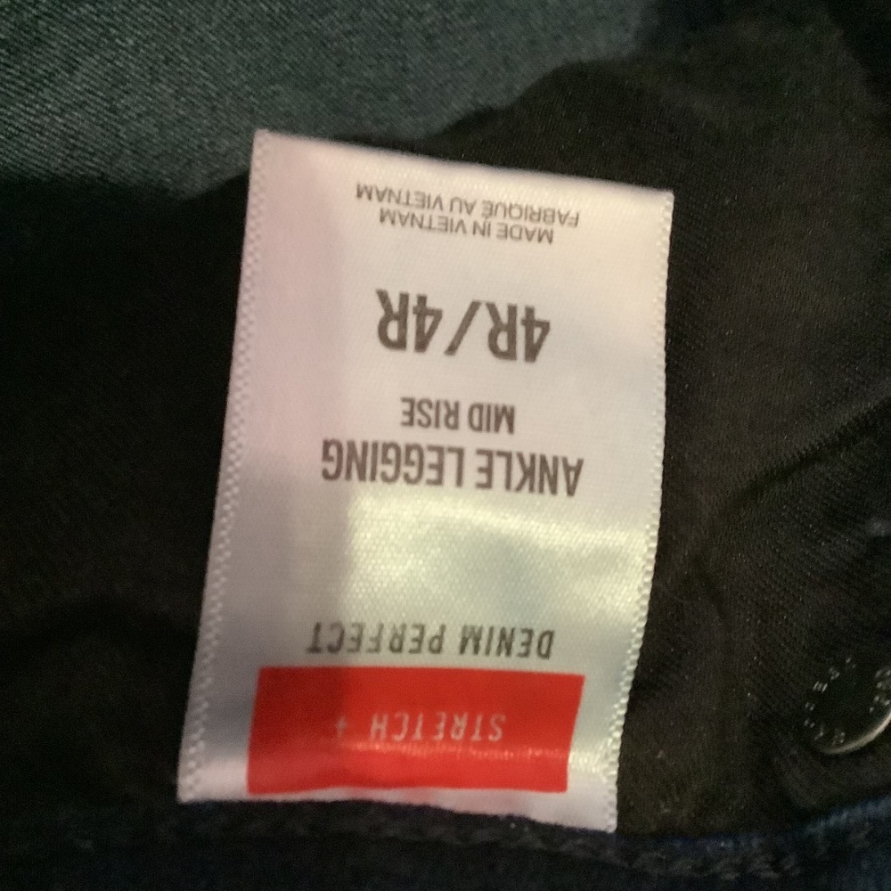 Women’s EXPRESS Jeans Stretch Ankle Legging Mid Rise Size 4R/4R - Picture 15 of 16